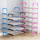 Shoe racks, home door, multi-story indoor simple dormitory dustproof shoe cabinets, small narrow rental house entrance doors, popular 2025
