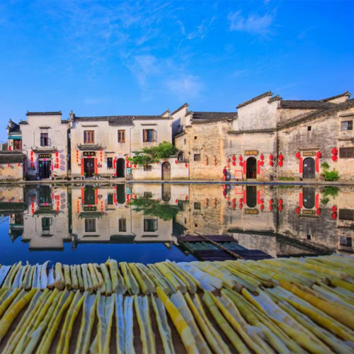 篁岭新安江山水画廊徽州古城西递宏村4天3晚优秀导游纯玩跟团游