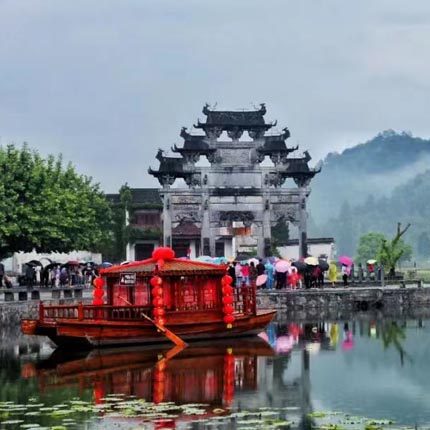 篁岭新安江山水画廊徽州古城西递宏村4天3晚优秀导游纯玩跟团游