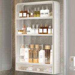 Bathroom Storage Rack for Home Use, No-Drill Installation, Toilet and Shower Room Wall-Mounted Sink and Washbasin Storage Shelf