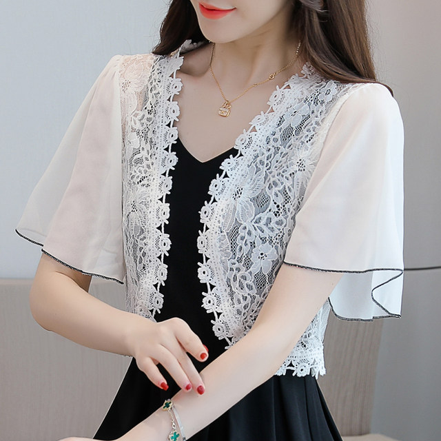 Sling small outside with lace small shawl summer skirt chiffon ...