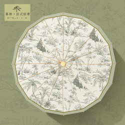 Umbrella for Girls, High-Looking Vintage Umbrella for Women, Dual-Use for Sun and Rain, Foldable Sunshade Umbrella, Sun Protection, Uv Protection, Double Umbrella