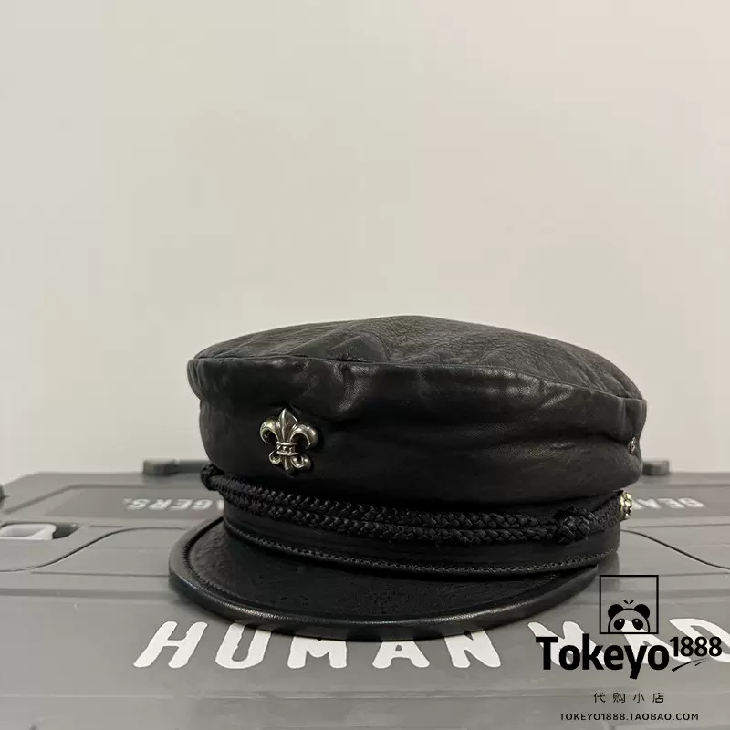 国内现货chrome hearts 克罗心编织绳全皮童军花 贝雷帽