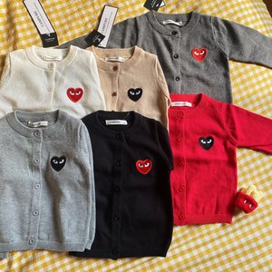 
New Year's Parent-Child Wear Cotton Children's Clothing Cardigans Men and Women's Pure Cotton Cotton Children's Knit Sweater