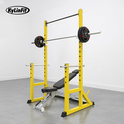 Multifunctional All-In-One Frame Squat Rack, Home Bench Press Rack, Barbell Rack, Weight Bench, Fitness Equipment, Pull-Up Rack