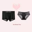 Cavlen Kenlin băng lụa cặp đôi quần lót boxer quần đùi ren đen gợi cảm Bộ áo ngực quần đùi dành cho nữ 