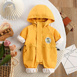 Spring Baby Clothes, Super Cute Outfits for Young Infants, Spring and Autumn Rompers for 100-Day-Old Babies, One-Year-Old Boys' Spring Jumpsuits