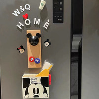 Wall-Mounted Mickey Refrigerator Opener - Creative Cartoon Beer Opener