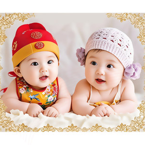 
New Year painting dolls give birth to children pictures baby pictorial wall stickers for pregnancy men and women nostalgia nostalgia baby jade girl beautiful poster