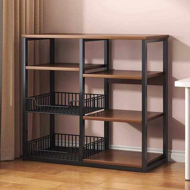 Shelf storage rack floor-standing multi-layer simple bookshelf multi ...