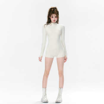 Surfing and swimsuit women's new long-sleeved sunscreen jellyfish suit