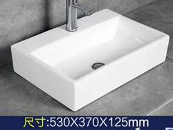 Ceramic Countertop Washbasin, Washbasin, Balcony Bathroom Basin, Household Washbasin