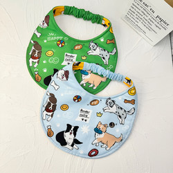 Original Border Collie pattern surrounding elastic pullover scarf