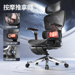 Ergonomic Chair with Electric Massage, Computer Chair, Home Comfort, Long-Term Sitting, Gaming Chair, Office Chair