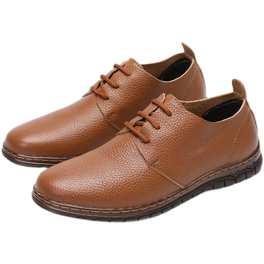Men's Summer Loafers - Genuine Leather Cowhide Casual Shoes