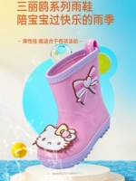 Sanrio, водонепроницаемый детский нескользящий дождевик из ПВХ