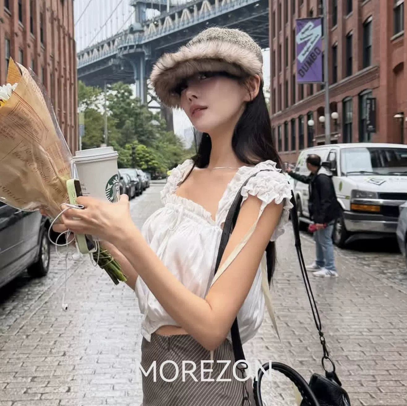 MOREZON【AWESOME NEEDS CLASSIC HUNTING CAP】泫雅鸭舌猎人帽