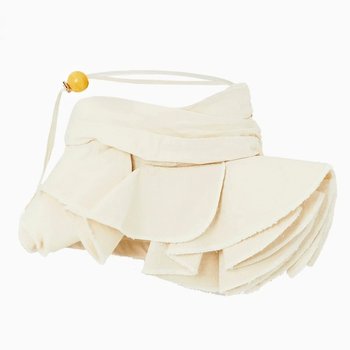 Irregular lotus leaf stitching skirt
