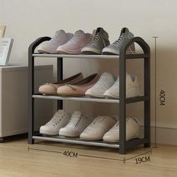 Simple and Economical Shoe Rack for Home Use, Suitable for Entryways, Outdoor Spaces, Space-Saving Corridors, Narrow and Small Iron Shoe Cabinets for Outdoor and Household Use