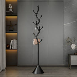 High-End Creative Art Clothing Rack, Floor-Standing Bedroom Home Use Nordic Light Luxury Clothes Rack, Hotel Club Clothing Rack