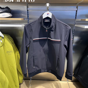 
FILA 2026 Spring New Men's Casual Business Stand Collar Knitted Jacket F61M618599
