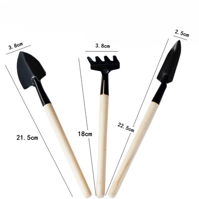 Three-piece gardening tool set, succulent planting and flowering tools ...