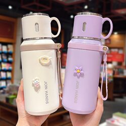 2026 New Insulated Cup, 316 Stainless Steel, High Aesthetic Value for Girls, Special for School Use, Student Tea Cup for Men