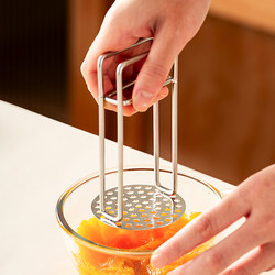 Onlycook 304 Stainless Steel Potato Masher Household Press-Type Masher Baby Food Supplement Masher Spoon Tool