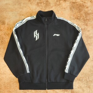 
Li Ning spring men's Yang Hansen same style CBA series plus velvet warm cardigan sweatshirt jacket windbreaker AWDVP19