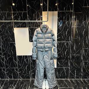 
2026 Design New Women's Winter Thickened Warm Goose Down Jacket Jacket Down Pants Two-piece Set
