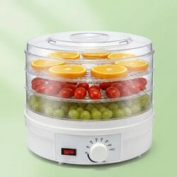 Household Dehydrator for Dried Fruits, Pet Snacks, Dried Flowers, Fruit Tea, Meat, and Food; Small Drying Machine