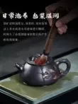 Guyuetang Yixing cát tím nồi nguyên chất handmade hộ gia đình kung fu ấm trà trà bộ ấm trà nồi đơn Fulu đá muôi bo am tra tu sa 