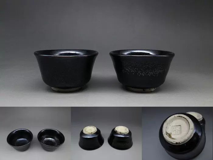 海外回流日本志野烧林亮次白志野窑变茶碗抹茶杯功夫茶道用具