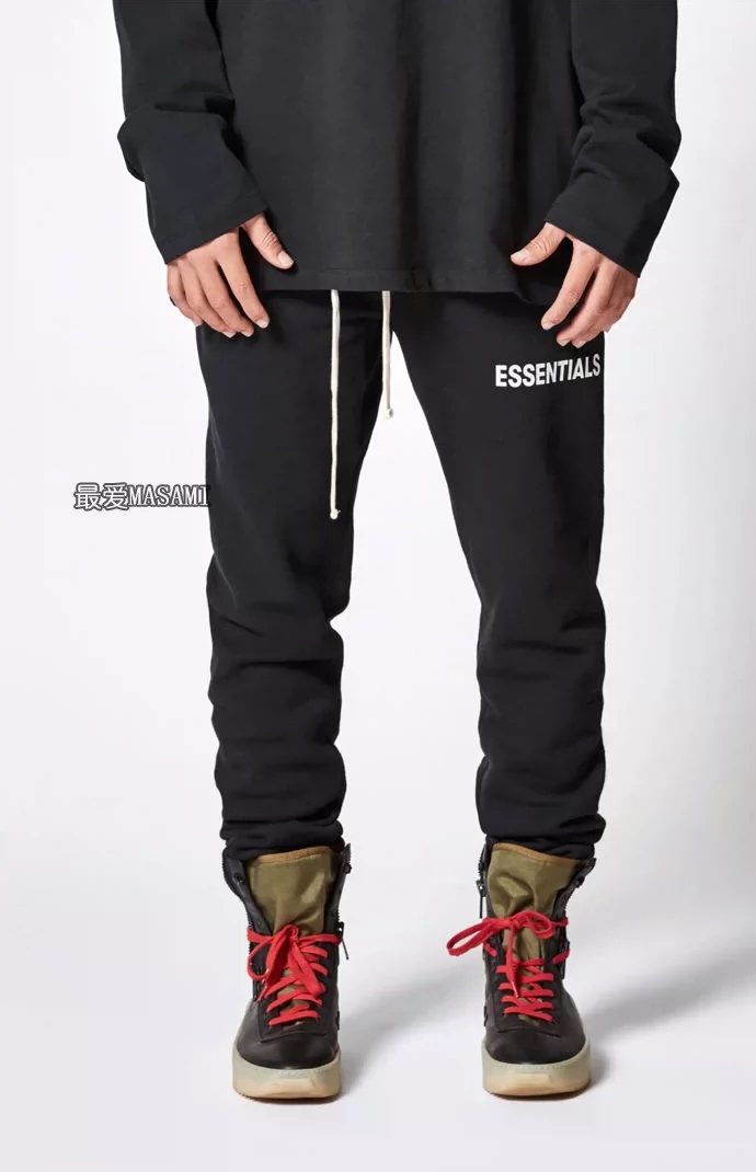 FOG Fear Of God Essentials Graphic Sweatpants 印字絨長褲-Taobao