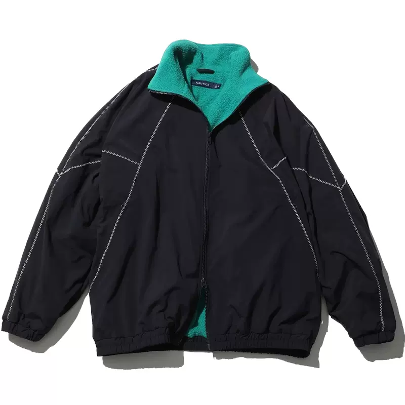 NAUTICA 22AW BOA FLEECE TRACK JACKET 长谷川涤纶抓绒保暖夹克-Taobao