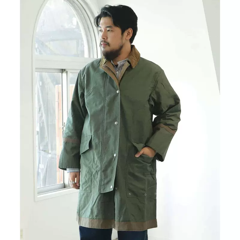 BEAMS FENNICA X ORSLOW PYRO COAT 意大利复古消防员防护服风衣- Taobao