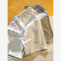 Cat Paw Simple Casual Japanese Style Cute Shorts Women's Summer New Five-Point Shorts Casual Sports Pants