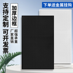 Perforated Board Storage Rack Stainless Steel Multifunctional Organizer for Hanging Socks, Accessories, Hardware Tools, Wall-Mounted Pegboard with Round Holes