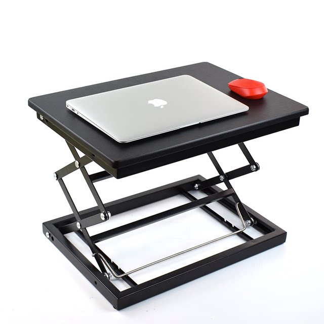 Standing liftable folding laptop table table computer shelf mobile ...