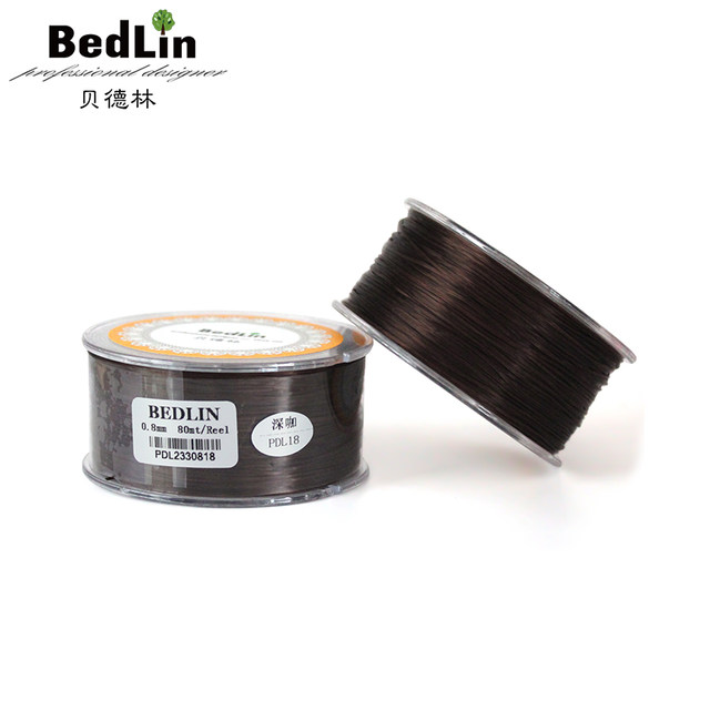 Bedelin flat elastic thread hand string pearl agate beaded rope rubber ...