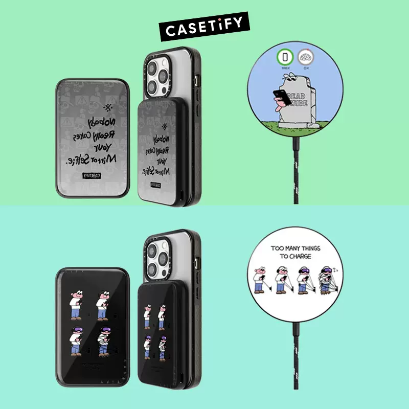现货CASETiFY村上隆MR. DOB，AND THEN适用苹果MagSafe磁吸无线