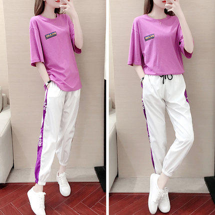 ຊຸດກິລາສັ້ນທີ່ມີແຂນສັ້ນສໍາລັບແມ່ຍິງອາຍຸ 2020 ລະດູຮ້ອນສະເຫຼີມສະຫຼອງພາສາເກົາຫຼີສະບັບພາສາເກົາຫຼີ