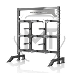 Mt Barbell Rack Storage Rack for Barbell Plates, Home Fitness Storage, Compact Size, Commercial Grade