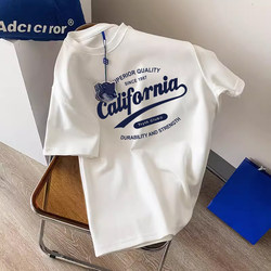 Original Export Surplus Clearance~ Pure Cotton Short-Sleeve Vintage American-Style Summer T-Shirt for Men, Loose Fit, Japanese-Style Women's Top
