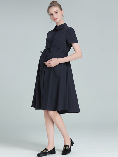green emerald velvet dress AONESX Maternity Dresses for Baby Shower Pregnancy Summer Spring Dress Dark  Rose S at Amazon Women's Clothing store main image 1