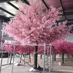 Artificial Cherry Blossom Tree, Large Plant, Artificial Cherry Blossom Tree, Artificial Peach Blossom Tree, Wishing Tree, Peach Blossom Tree, Living Room Decoration