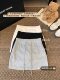 Spicy girl drawing rope bag hip skirt female 2023 summer new Korean version of design sense sports high -waist A -line skirt