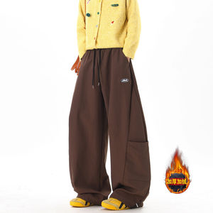 
[Boutique] New model launched 2026 spring neutral Hong Kong style plus velvet machete pants assault pants waterproof casual pants