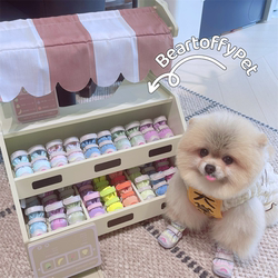 Beartoffypet Pet Fw Dog Shoes for Small Dogs, Spring and Autumn Outdoor Non-Slip Wear-Resistant Running Shoes, Non-Falling, Soft and Easy to Wear