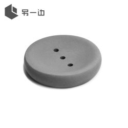 Concrete simple bathroom storage and organization soap dish